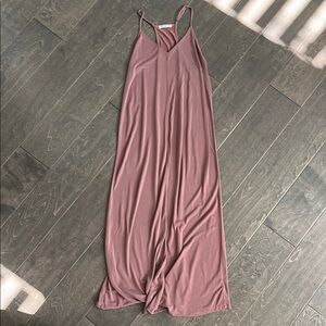 Elegant Mauve Maxi Dress